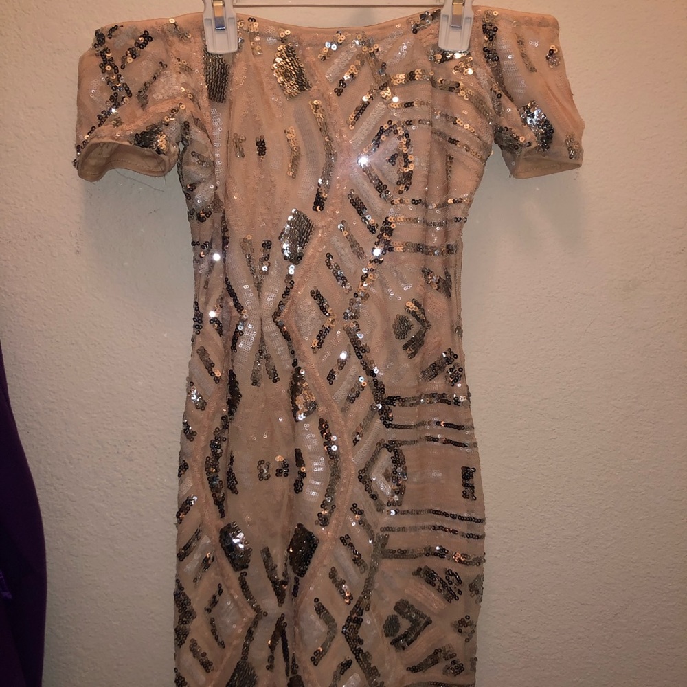 short glam dress